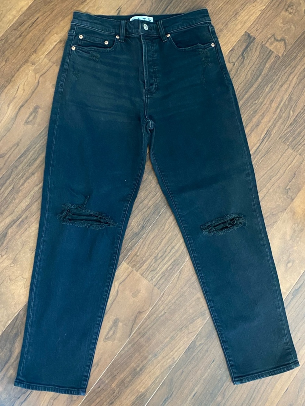 NWT DAZE DENIM The Original High Rise Mom black jeans